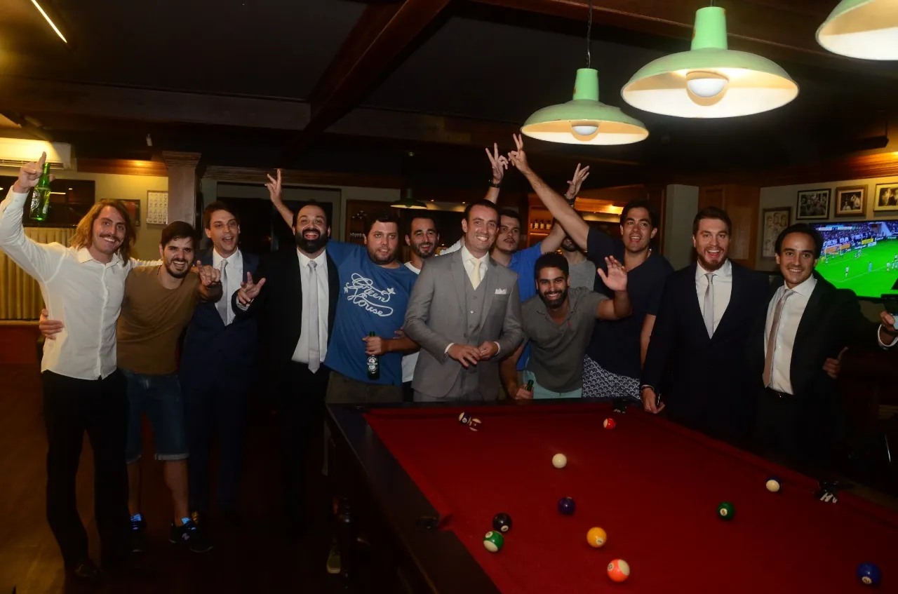 Dia do Noivo — Com os padrinhos